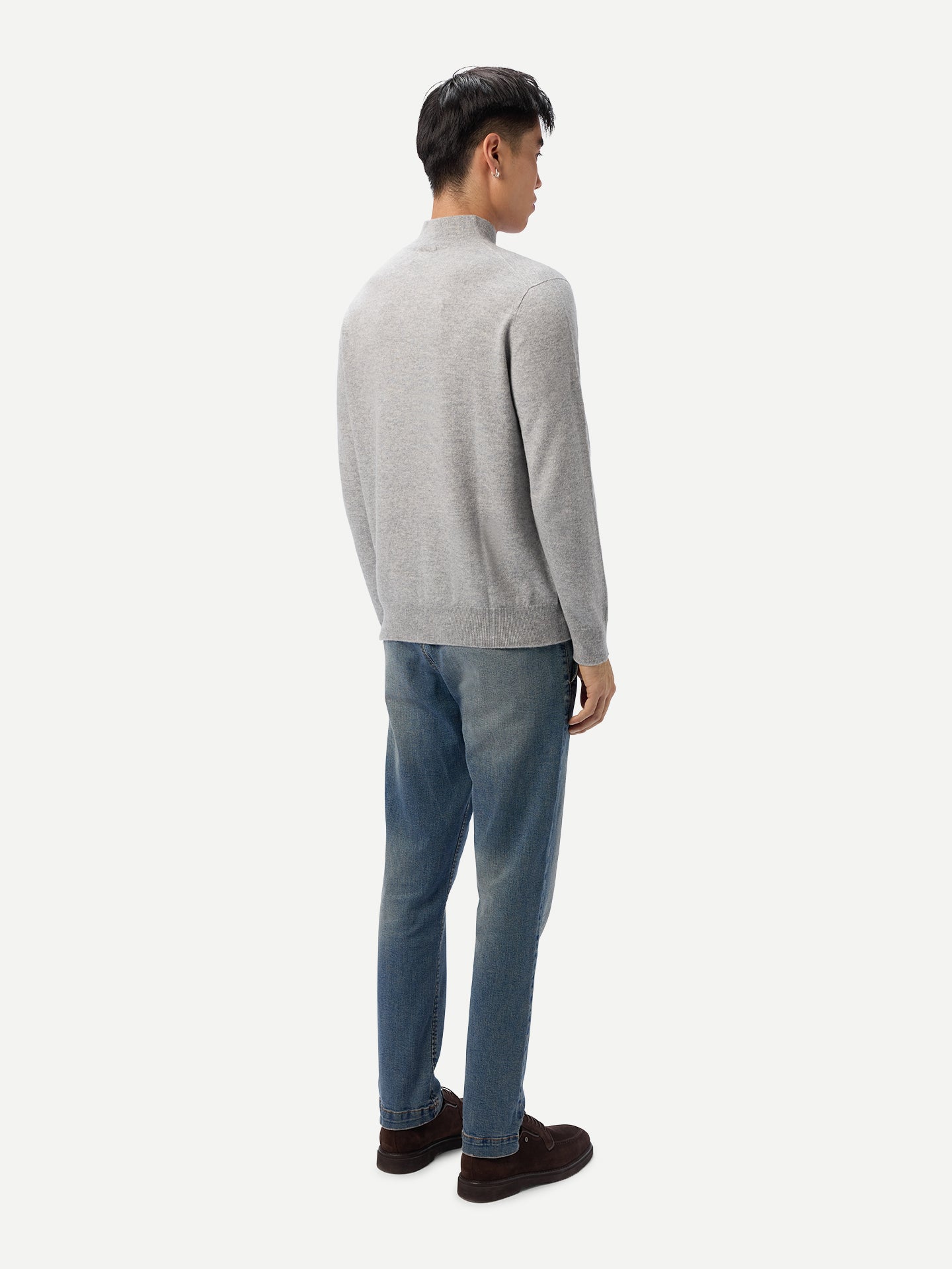Timeless Mock Neck Cashmere Jumper