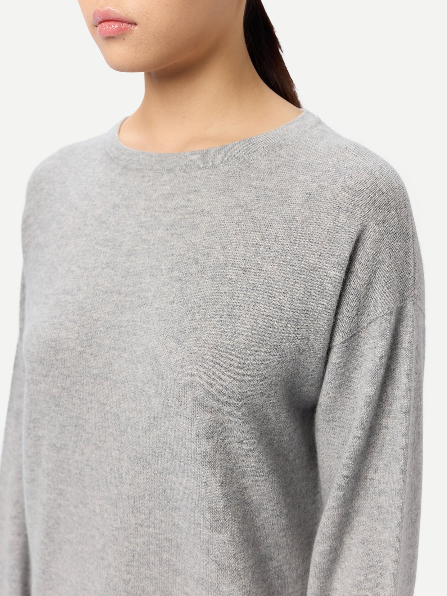 Seamless Crewneck Cashmere Dress