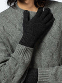 Men's Cashmere Gloves Charcoal - Gobi Cashmere #color_charcoal