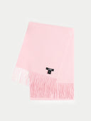 Unisex Cashmere Fringed Scarf Almond Blossom - Gobi Cashmere #color_pink