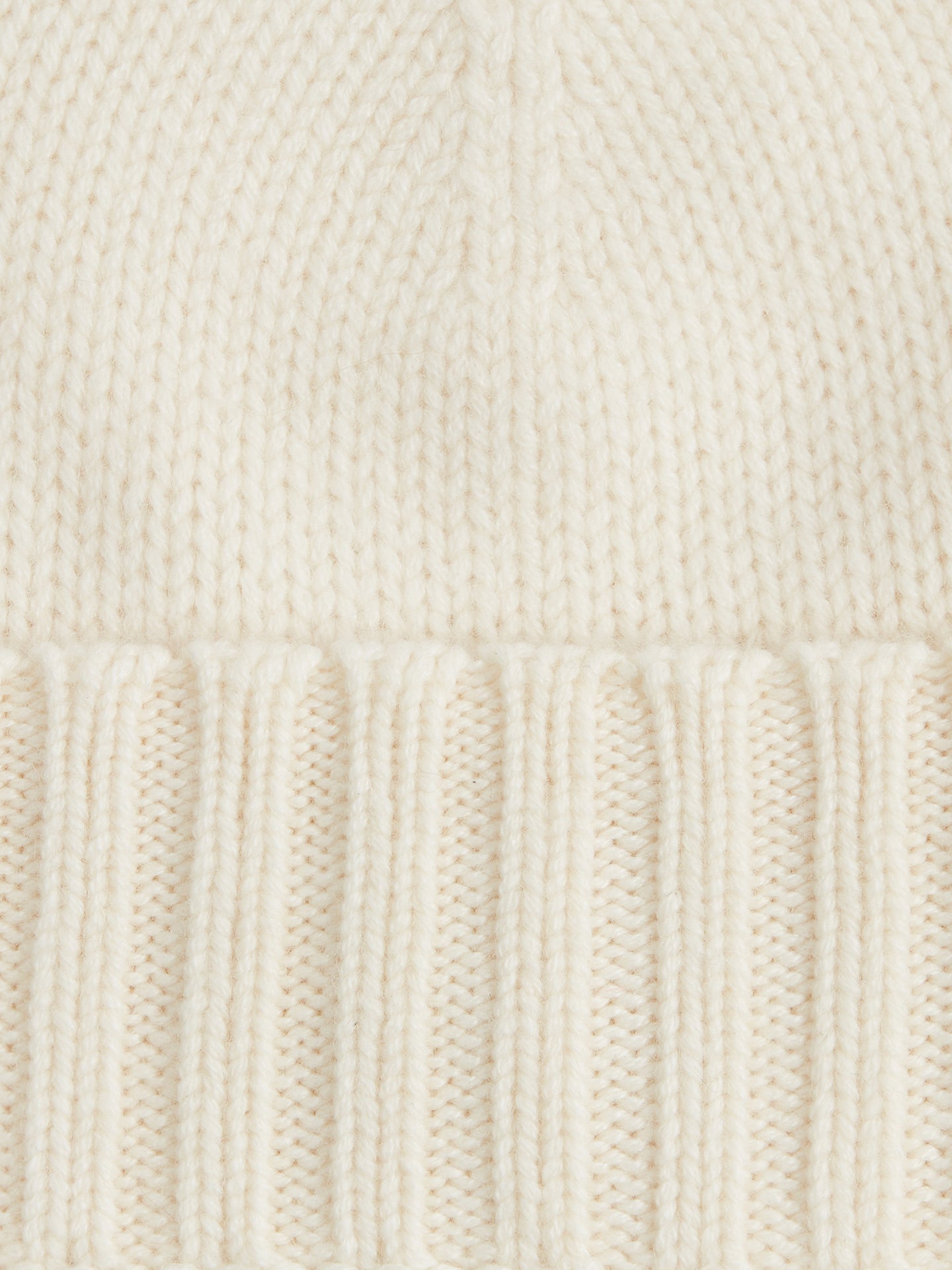 Cashmere Rib Knit Hat /Unisex/