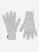 Pair of gray gloves on a white background. #color_light-gray