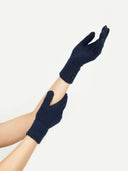 Women's Cashmere Gloves Navy - Gobi Cashmere #color_navy