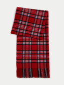 Unisex Cashmere Oversized Woven Scarf Racing Red - Gobi Cashmere #color_true-red