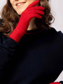 Women's Cashmere Gloves Red - Gobi Cashmere #color_red