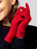 Women's Cashmere Gloves Red - Gobi Cashmere #color_red