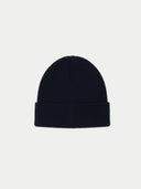 Ribbed Chunky Cashmere Beanie Navy Blazer - Gobi Cashmere #color_navy