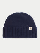 Unisex Beanie Navy Blazer - Gobi Cashmere #color_navy