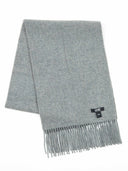 Cashmere Fringed Scarf Dim Gray - Gobi Cashmere #color_gray