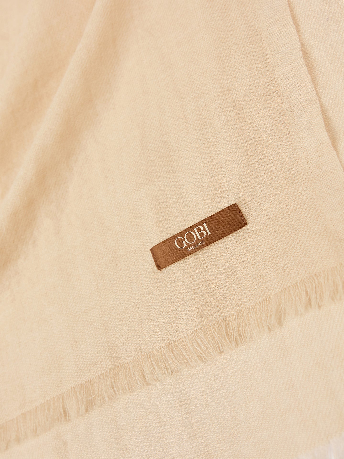 Organic Colour Lightweight Cashmere Woven Scarf