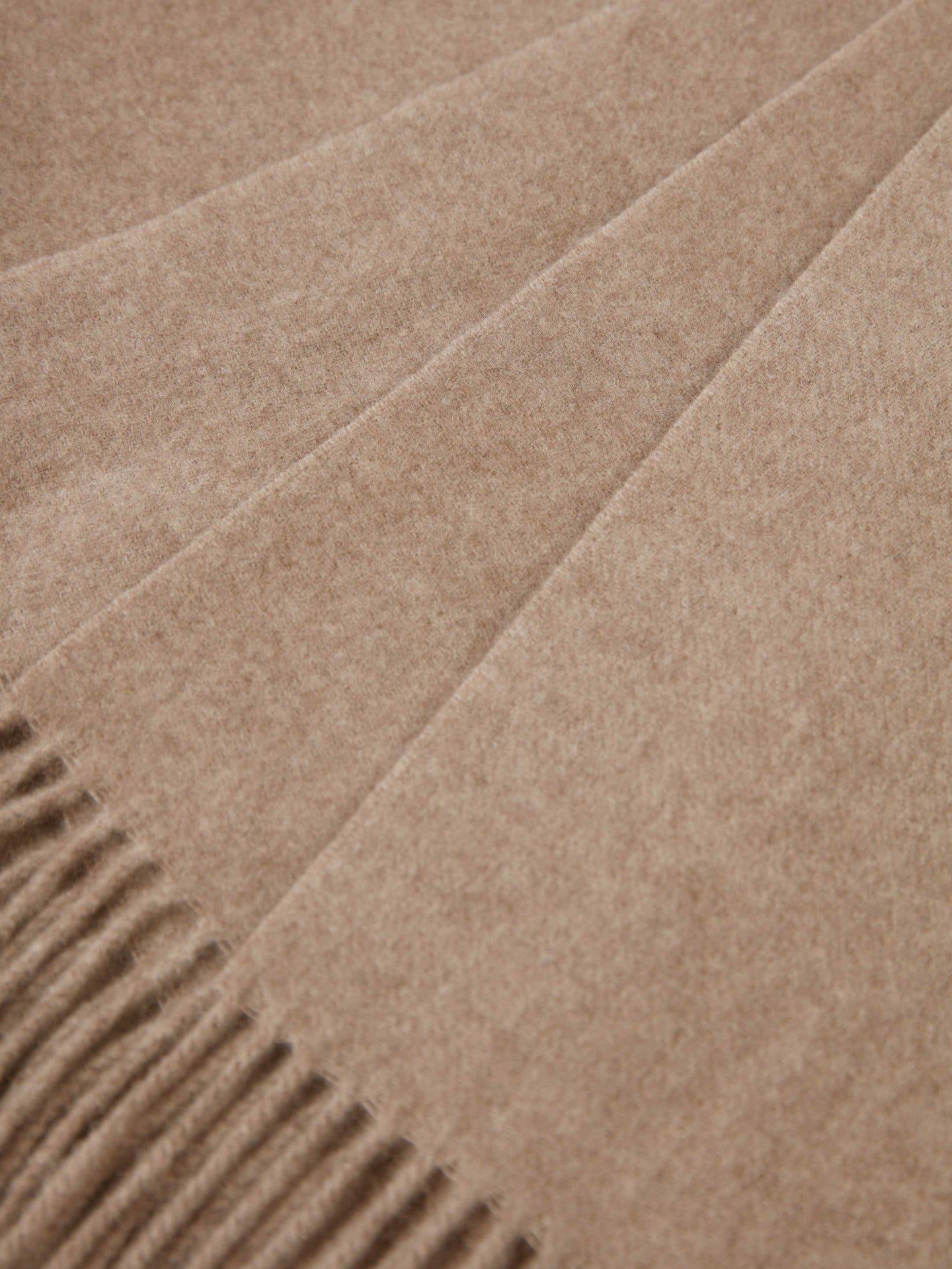 Organic Colour Wide Fringe Scarf