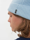 Men's Cashmere Beanie Hat Baby Blue - Gobi Cashmere #color_crystal-blue