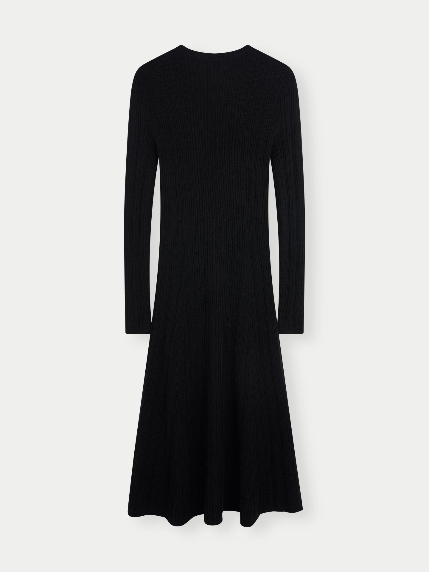 Textured Knit Cashmere Dress