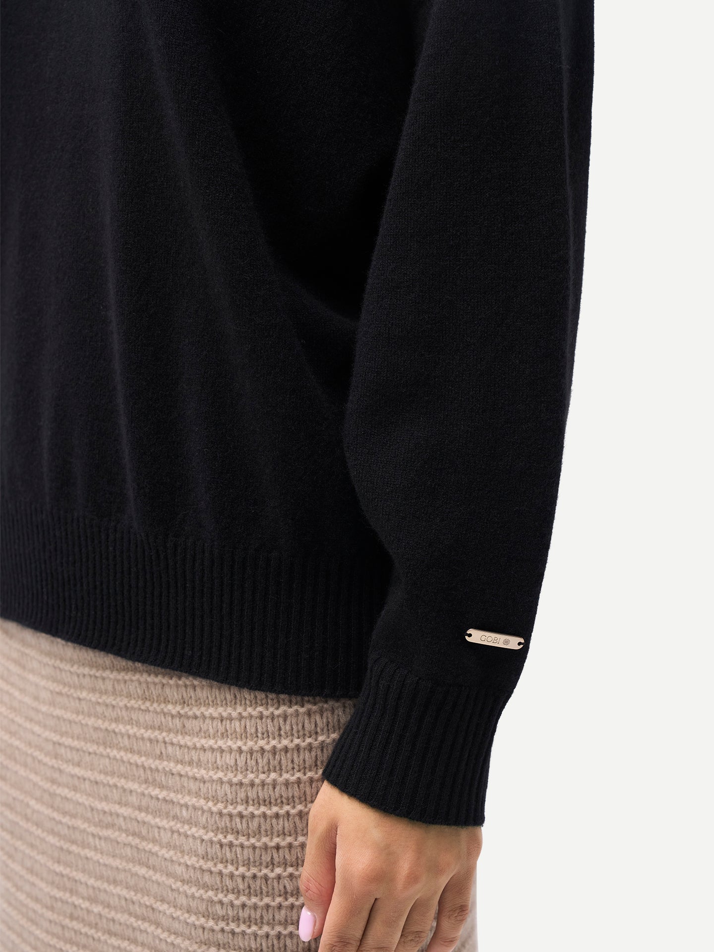 Women T-Neck Cashmere Jumper