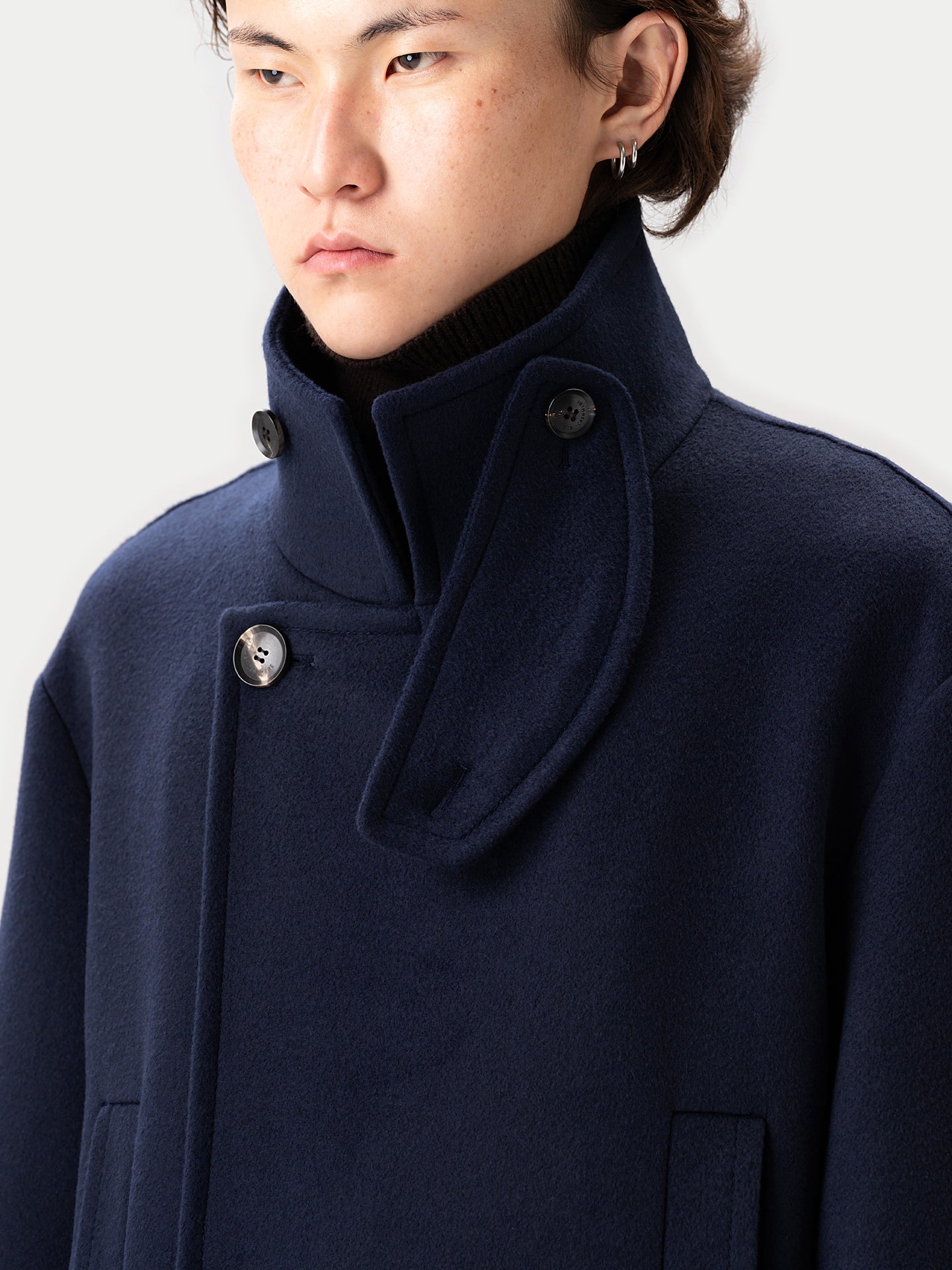 Unisex Cashmere Trench Coat