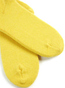 Women's Trim Knit Socks Citronelle - Gobi Cashmere #color_citronelle