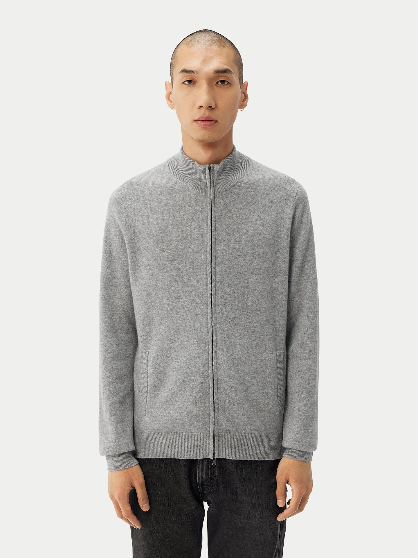 Essential Full-Zip Cashmere Cardigan