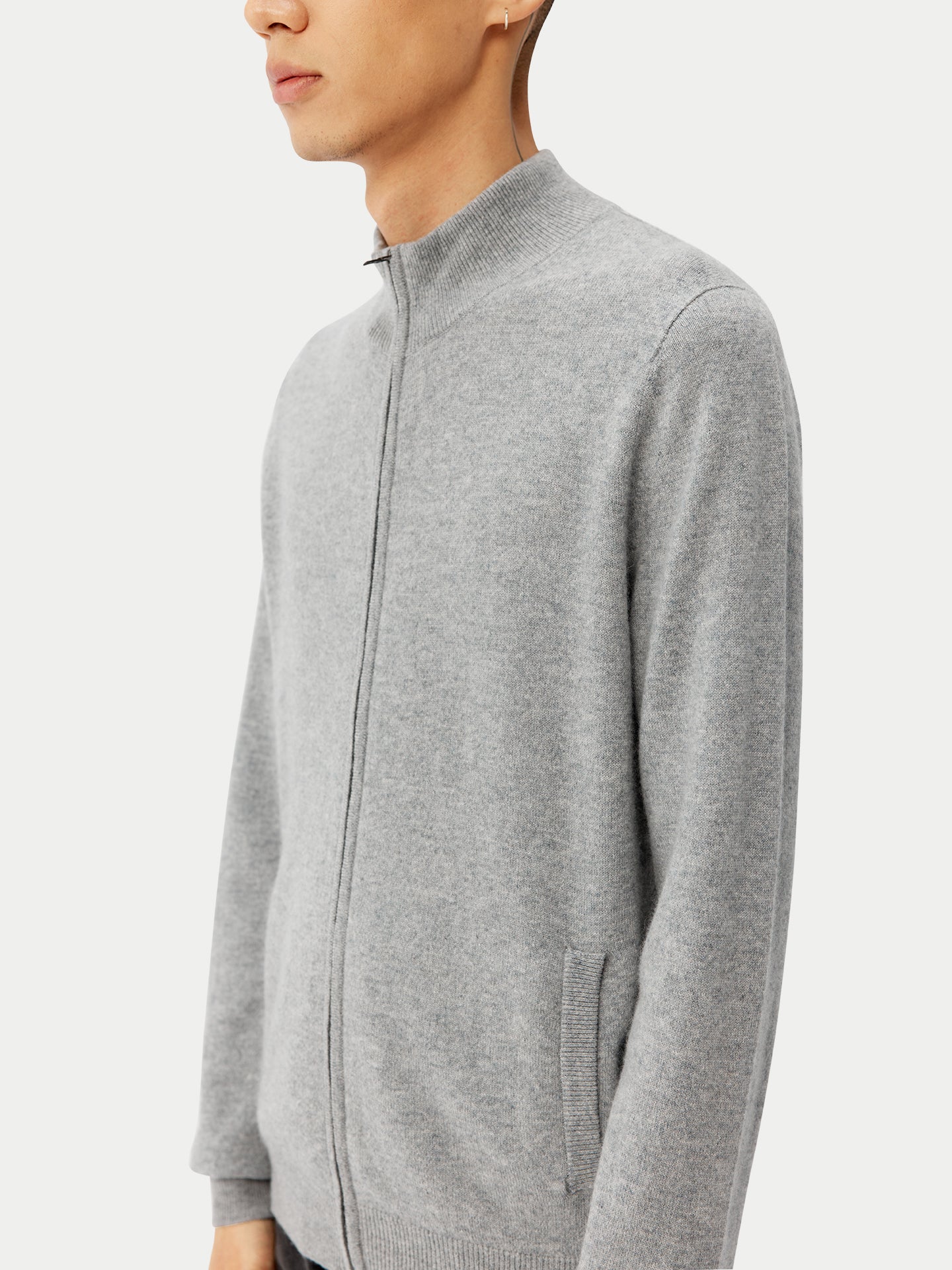 Essential Full-Zip Cashmere Cardigan