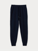 Cuffed Cashmere Jogger Navy - Gobi Cashmere #color_navy