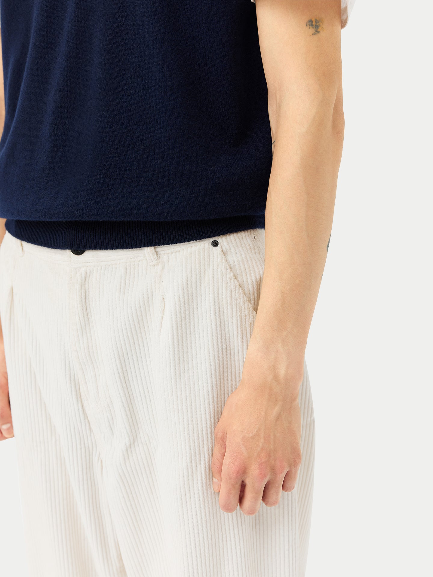 Men's Cashmere Vest Navy - Gobi Cashmere