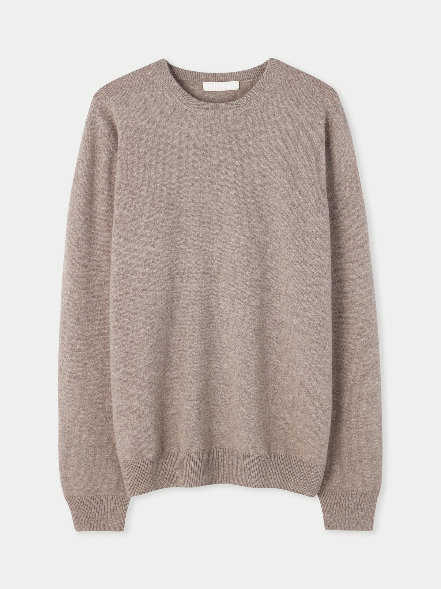 Organic Colour Essential Crewneck Cashmere Jumper