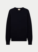 Timeless Crewneck Cashmere Jumper Navy Blazer - Gobi Cashmere #color_navy-blazer