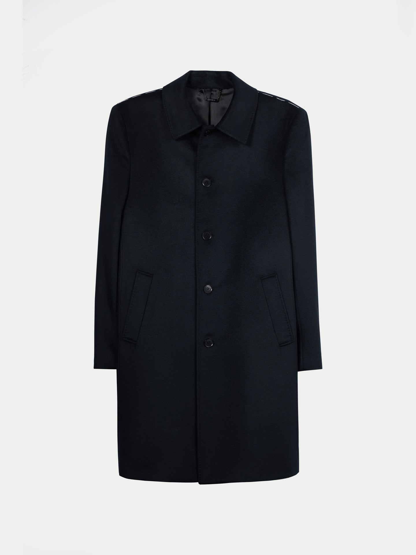Men’s Single-Breasted Cashmere Coat