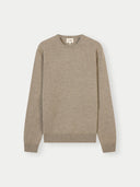 Essential Crewneck Cashmere Jumper Vetiver - Gobi Cashmere #color_vetiver-green
