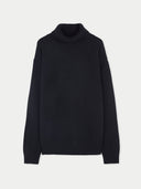 Men's Cashmere Turtleneck Black - Gobi Cashmere #color_black