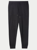 Men's Cashmere Jogger Black - Gobi Cashmere #color_black