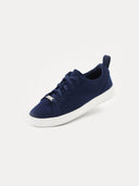 Unisex Cashmere Wool Trainers Navy - Gobi Cashmere #color_navy