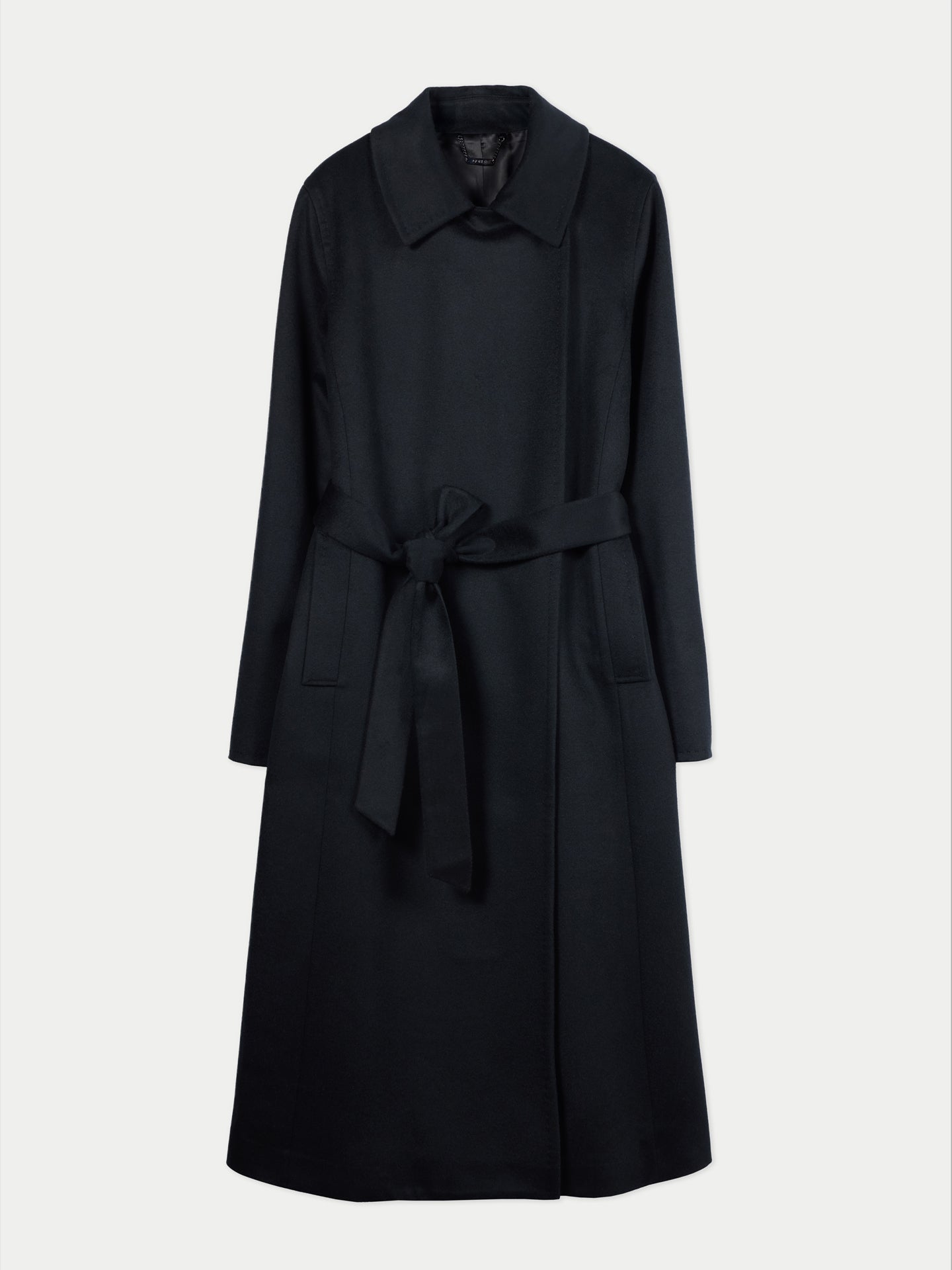 Cashmere Wrap Coat with Belt