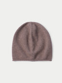 Lightweight Cashmere Beanie in Taupe — Gobi Cashmere #color_taupe