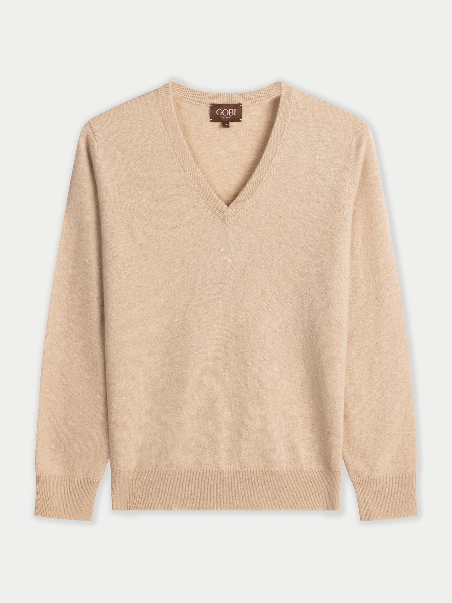 Timeless Organic Cashmere V-Neck Jumper