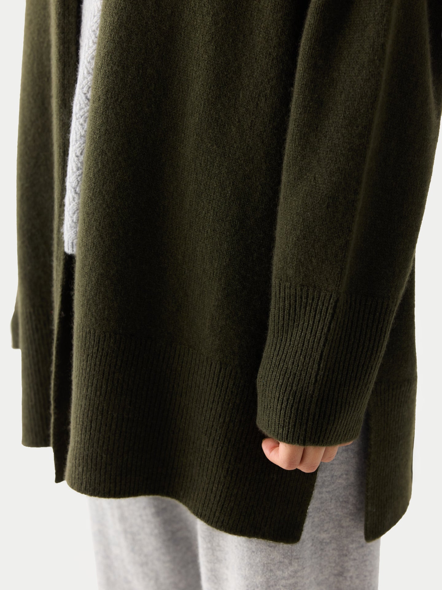 Luxurious Open-Front Cardigan