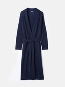 Women's Cashmere Long Robe Navy - Gobi Cashmere #color_navy-blue