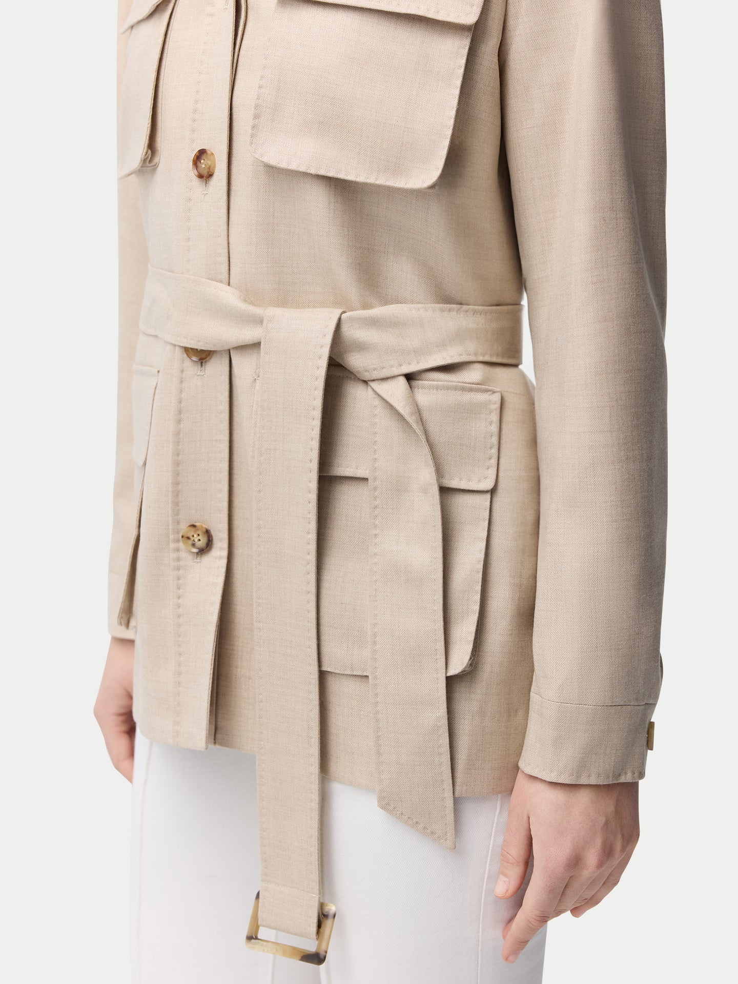 Cashmere Safari Jacket | GOBI Cashmere