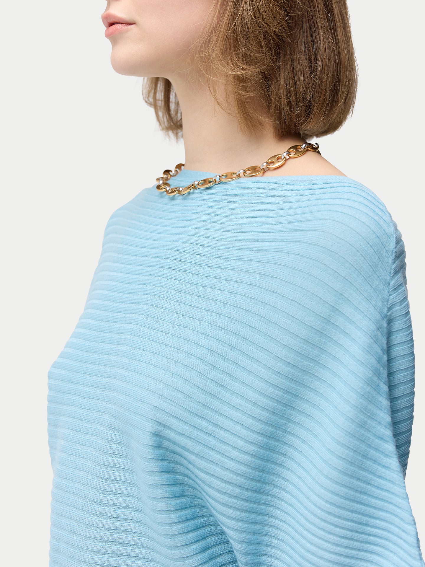 Cashmere Asymmetric Silk Dress