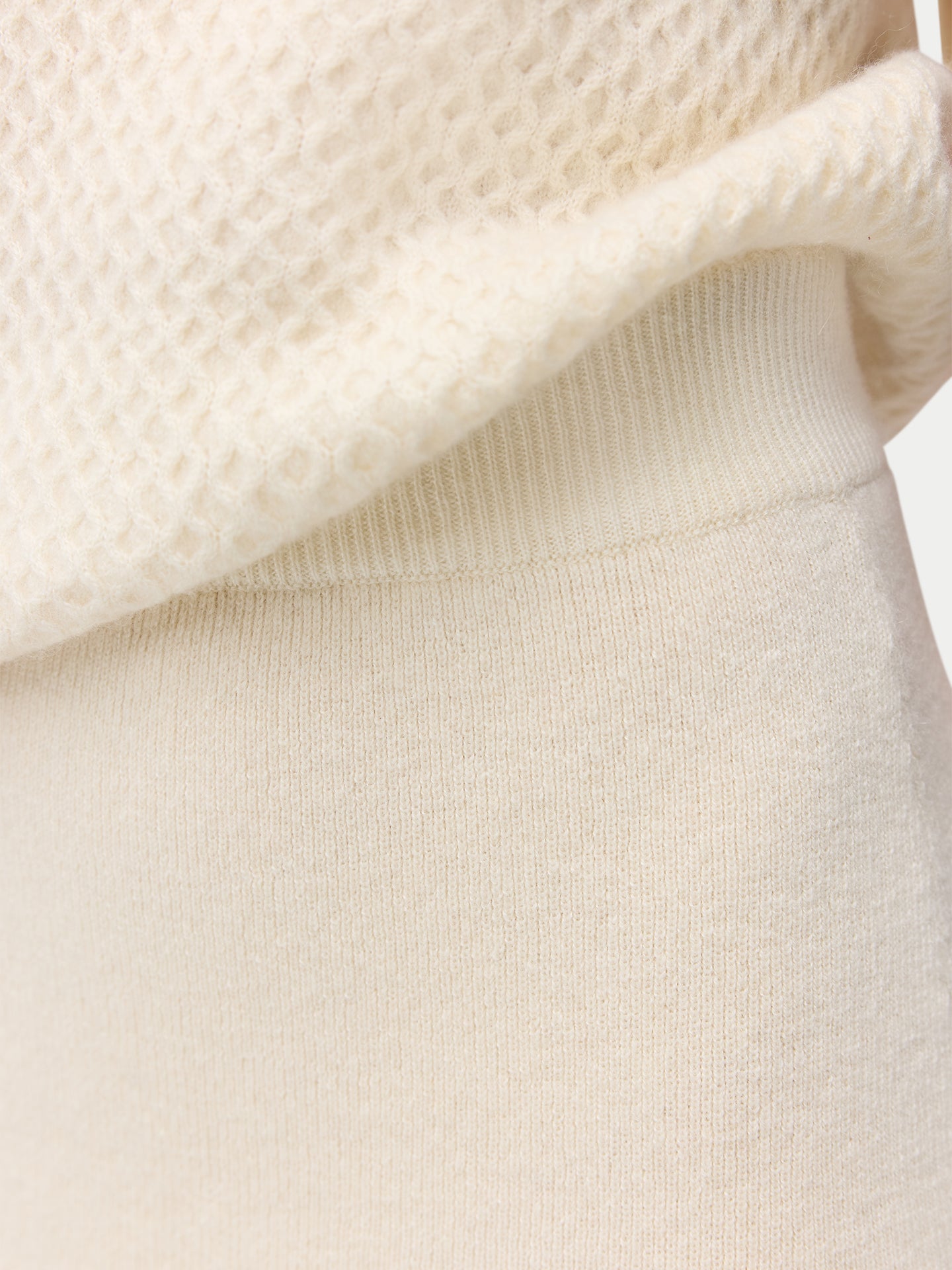 Organic Colour Jersey Knit Cashmere Skirt