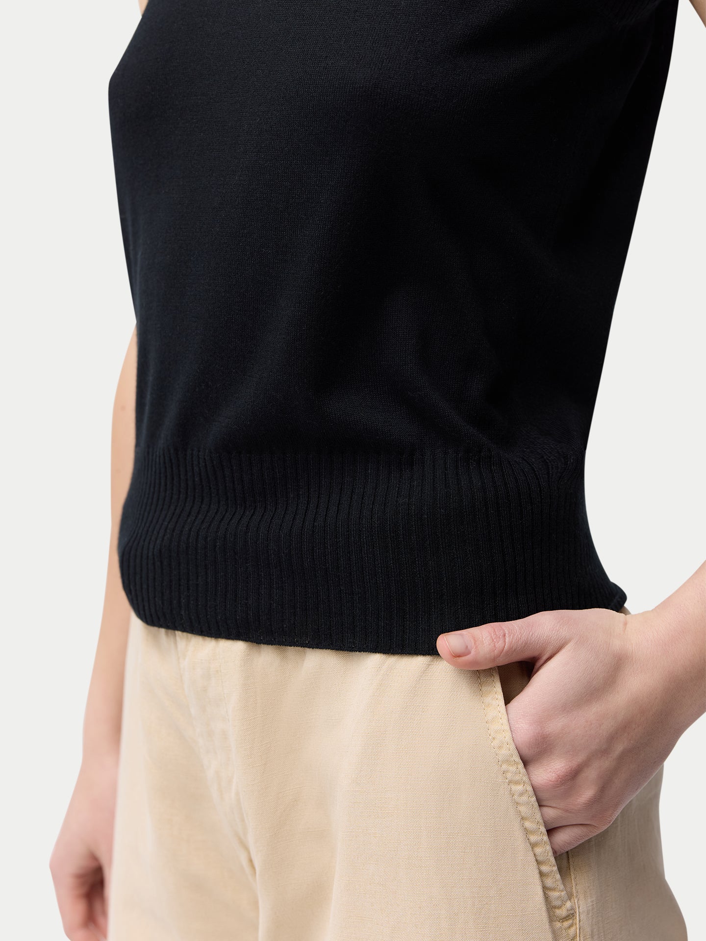 Cashmere Silk Sleeveless Top