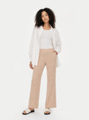 Cashmere Trousers in Beige — Gobi Cashmere #color_beige