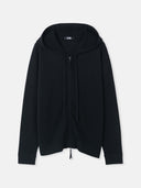 Women’s Cashmere Hoodie Black - GOBI Cashmere - Sports Casual #color_black