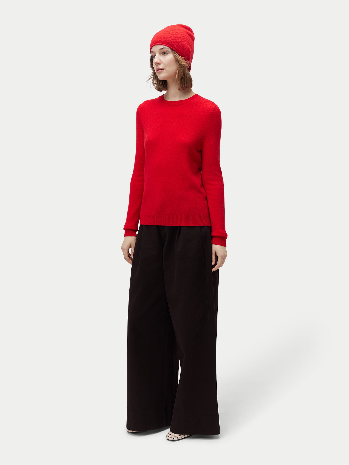 £ 99 Cashmere Hat & Sweater Set