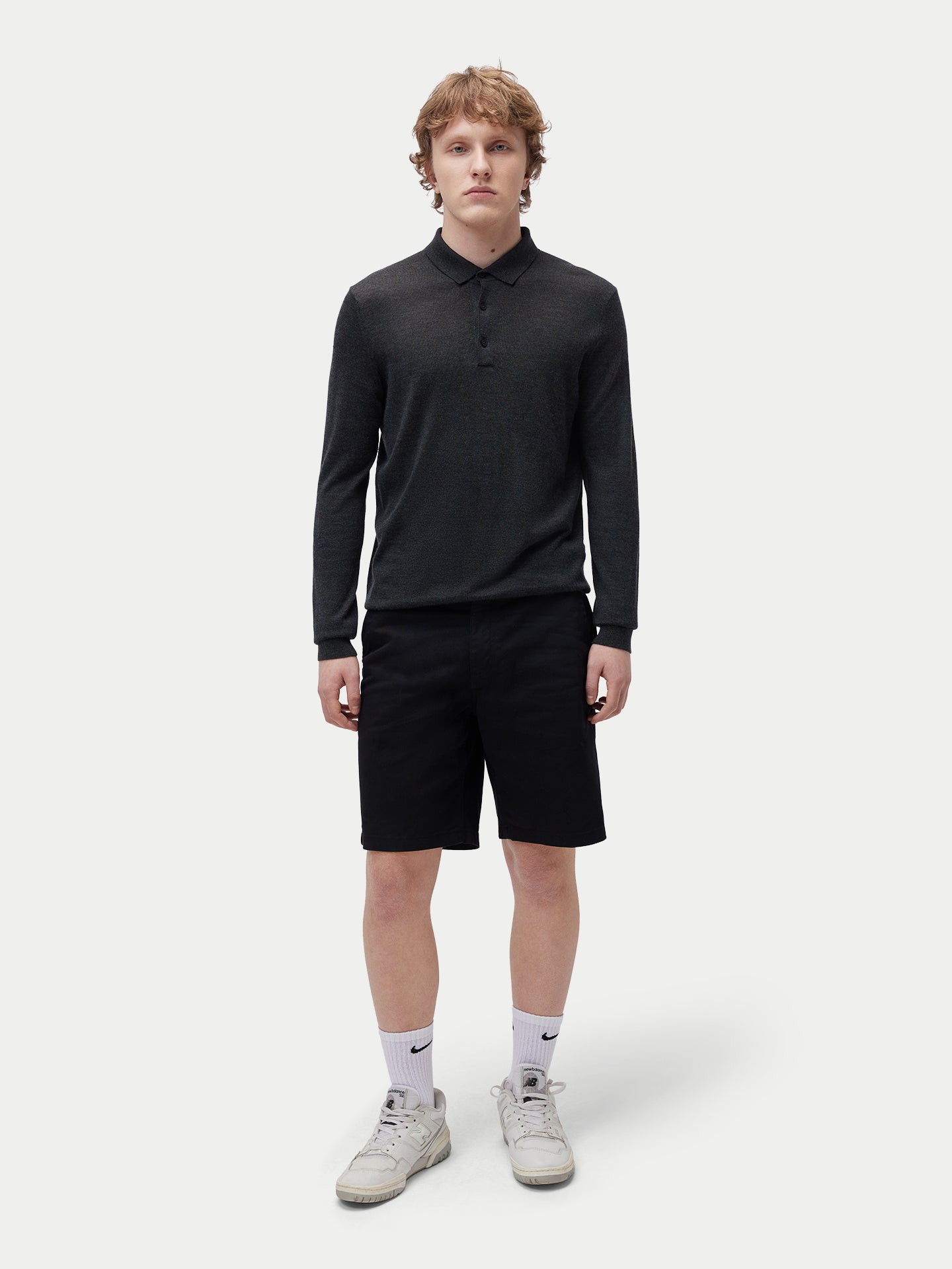 Men's Cashmere Silk Polo