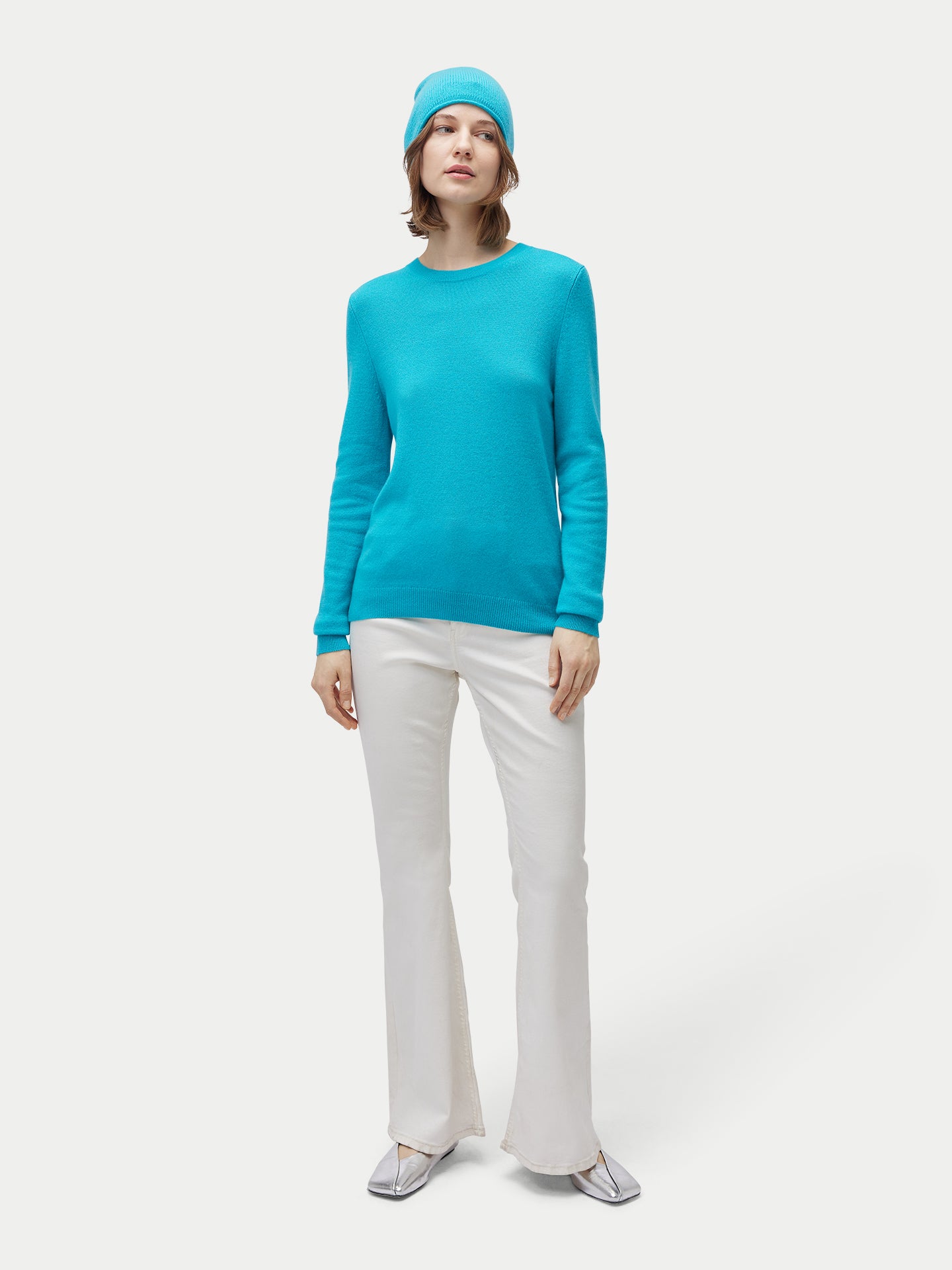 £  99 Cashmere Hat & Sweater Set