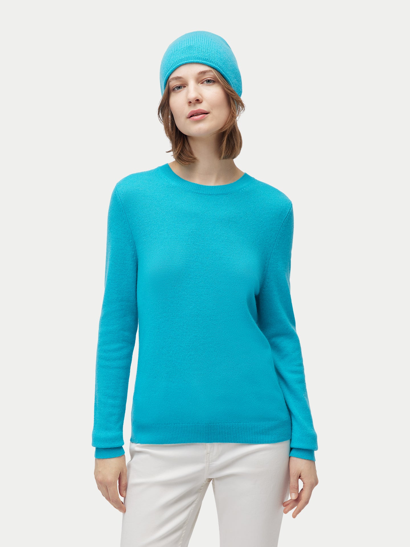 £  99 Cashmere Hat & Sweater Set
