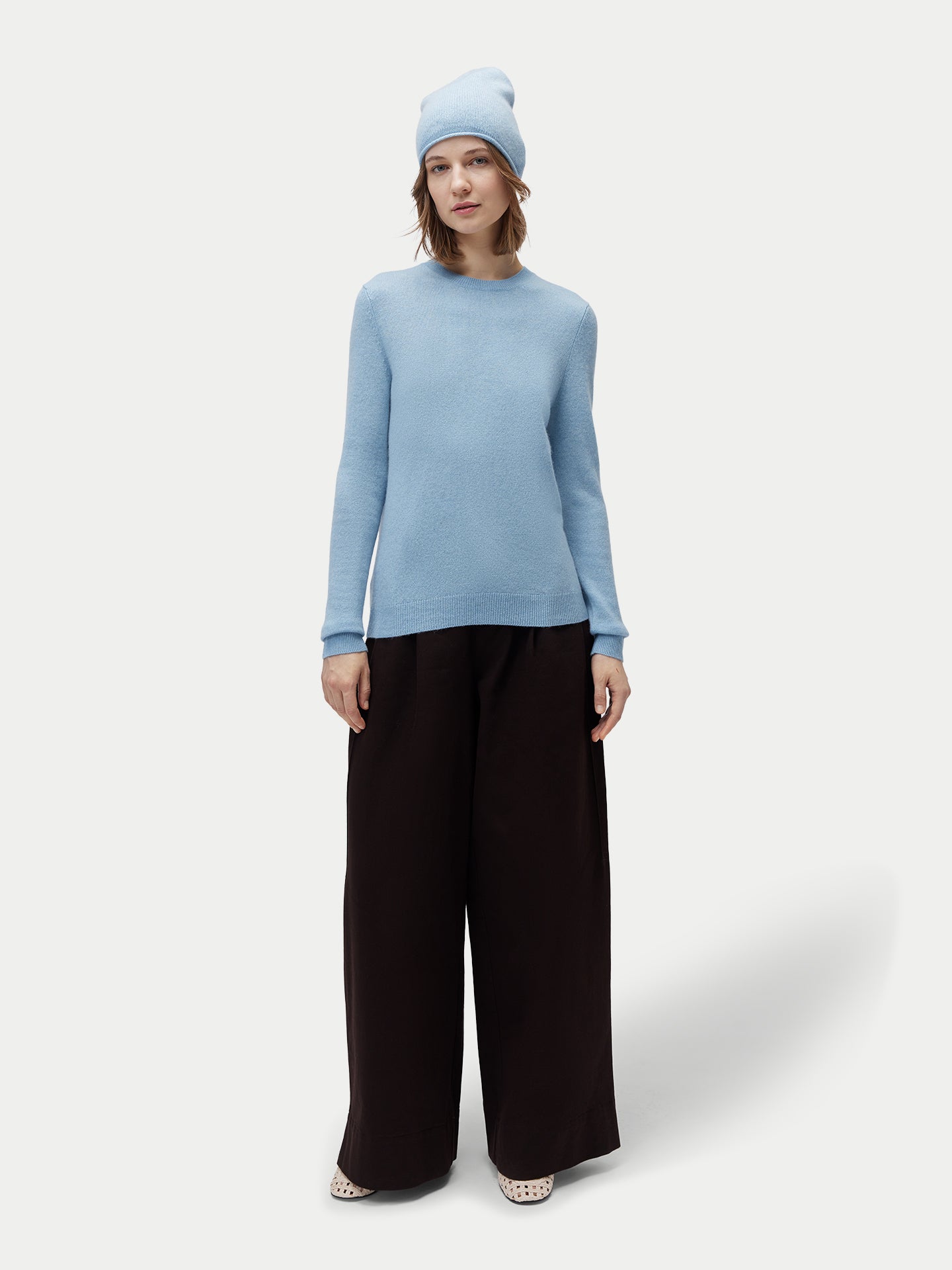 £ 99 Cashmere Hat & Sweater Set