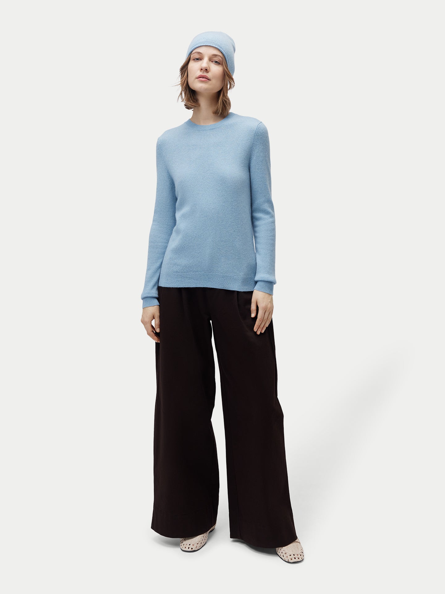 £ 99 Cashmere Hat & Sweater Set