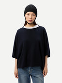 Cashmere Knitted Aviator Cap Black - Gobi Cashmere