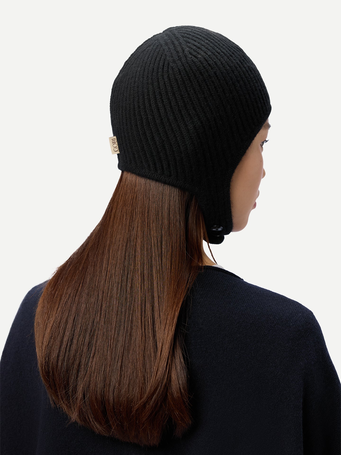Cashmere Knitted Aviator Cap